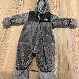 The North Face Charcoal and Black Kids Coverall